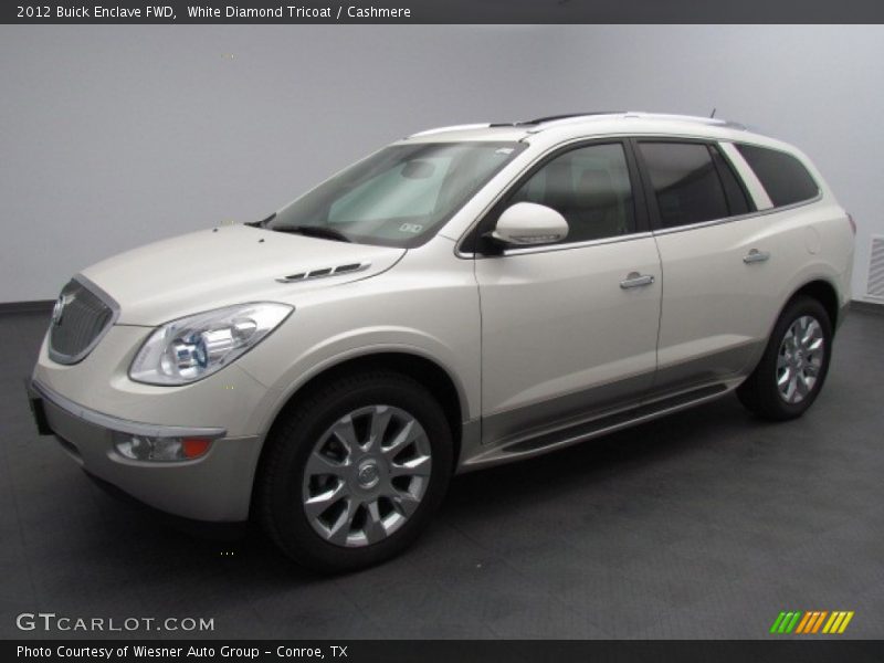 White Diamond Tricoat / Cashmere 2012 Buick Enclave FWD
