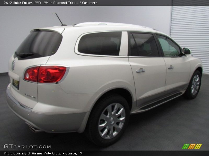 White Diamond Tricoat / Cashmere 2012 Buick Enclave FWD