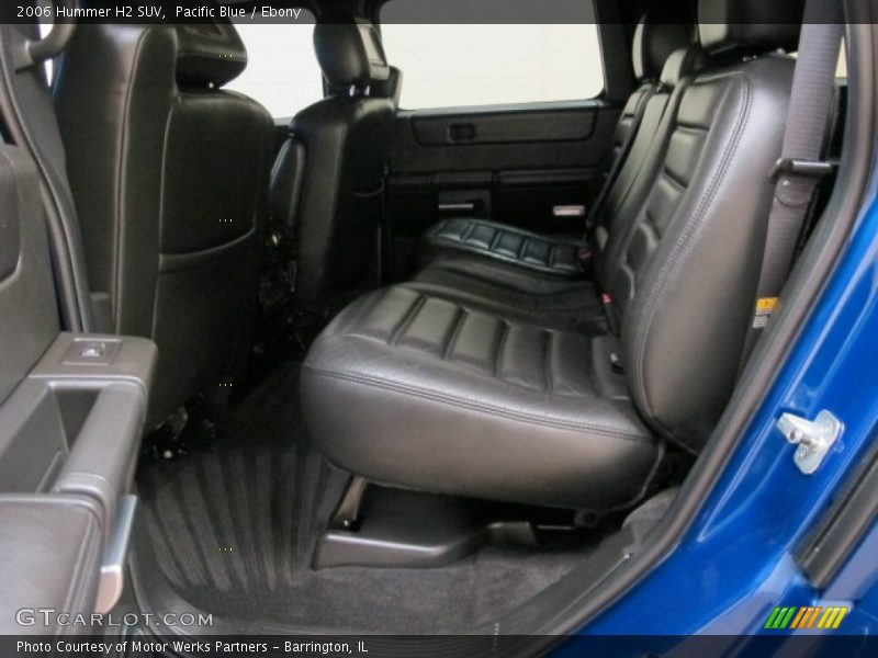 Rear Seat of 2006 H2 SUV