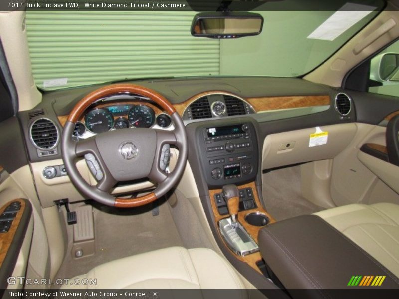 White Diamond Tricoat / Cashmere 2012 Buick Enclave FWD