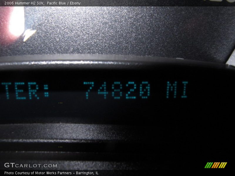Pacific Blue / Ebony 2006 Hummer H2 SUV