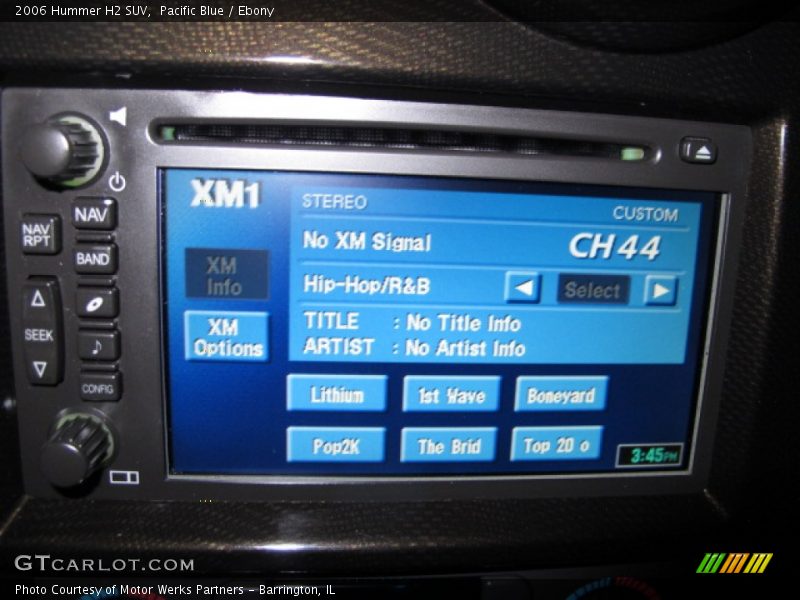 Pacific Blue / Ebony 2006 Hummer H2 SUV