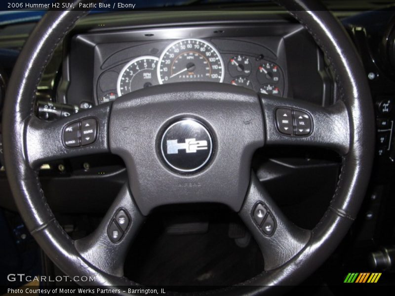 Pacific Blue / Ebony 2006 Hummer H2 SUV