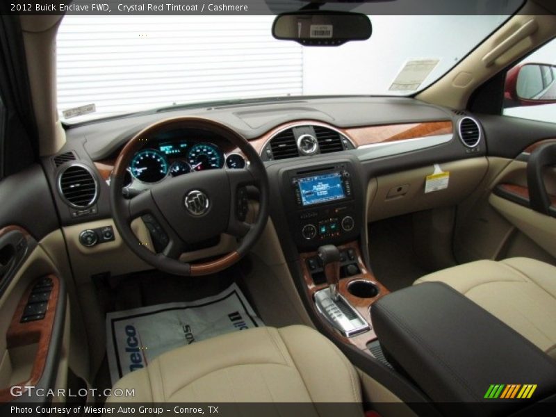Crystal Red Tintcoat / Cashmere 2012 Buick Enclave FWD