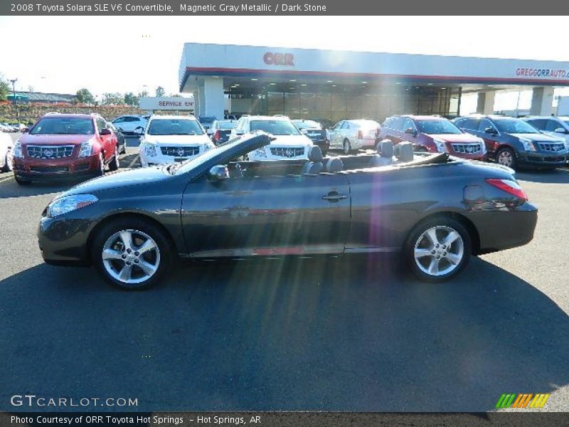Magnetic Gray Metallic / Dark Stone 2008 Toyota Solara SLE V6 Convertible