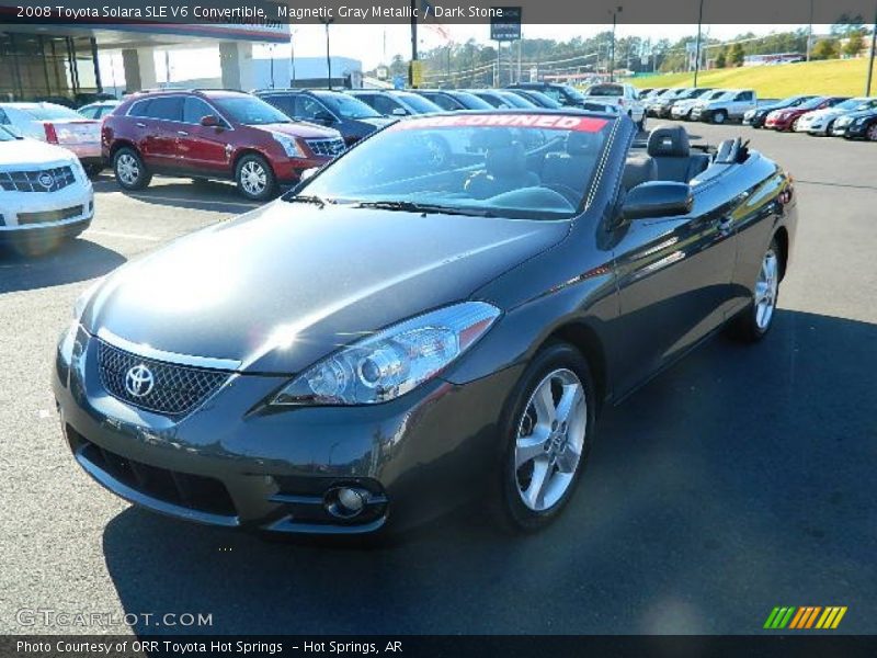 Magnetic Gray Metallic / Dark Stone 2008 Toyota Solara SLE V6 Convertible