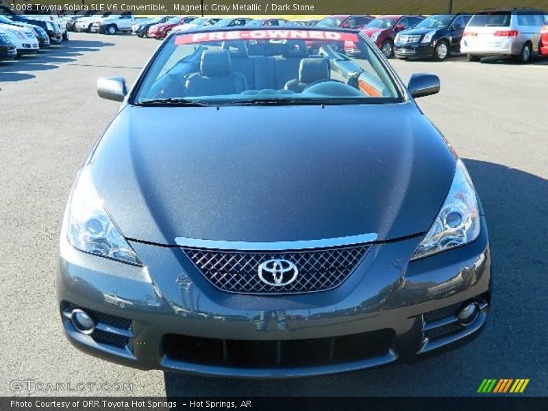 Magnetic Gray Metallic / Dark Stone 2008 Toyota Solara SLE V6 Convertible