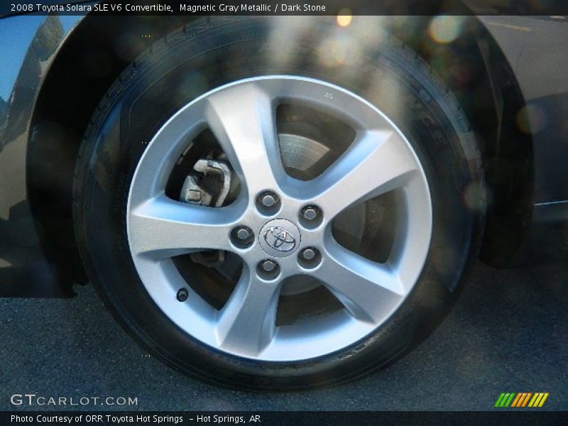 Magnetic Gray Metallic / Dark Stone 2008 Toyota Solara SLE V6 Convertible