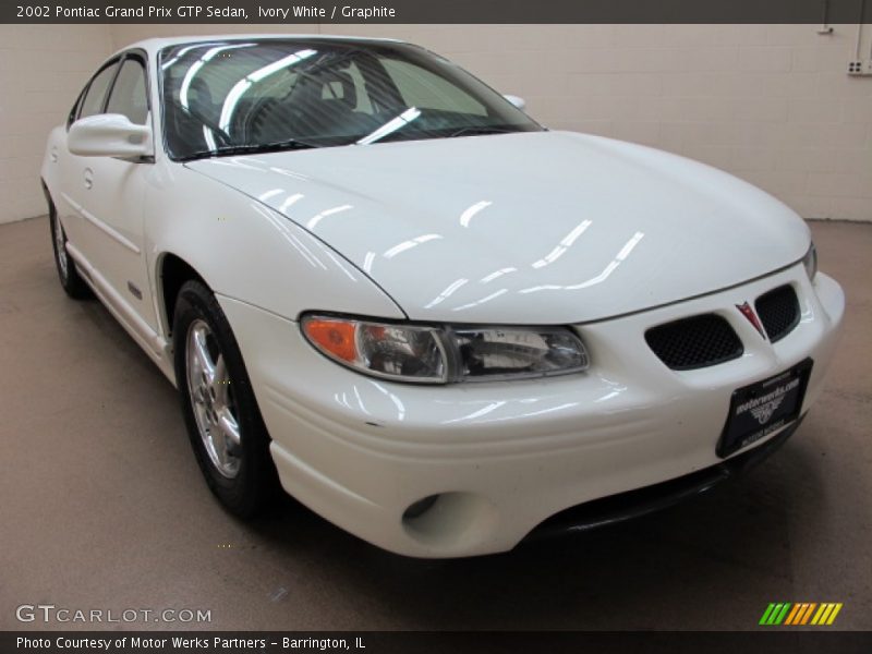 Ivory White / Graphite 2002 Pontiac Grand Prix GTP Sedan