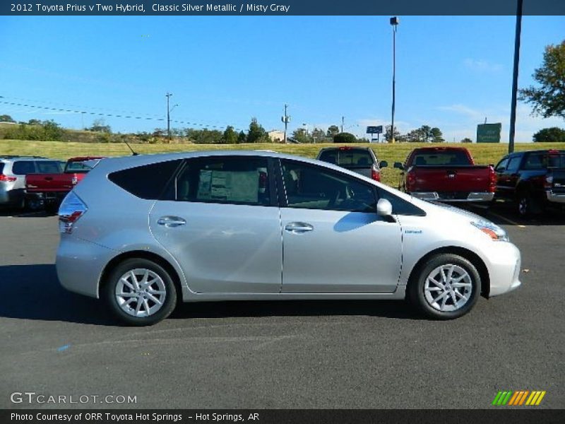 Classic Silver Metallic / Misty Gray 2012 Toyota Prius v Two Hybrid