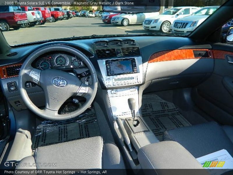 Magnetic Gray Metallic / Dark Stone 2008 Toyota Solara SLE V6 Convertible