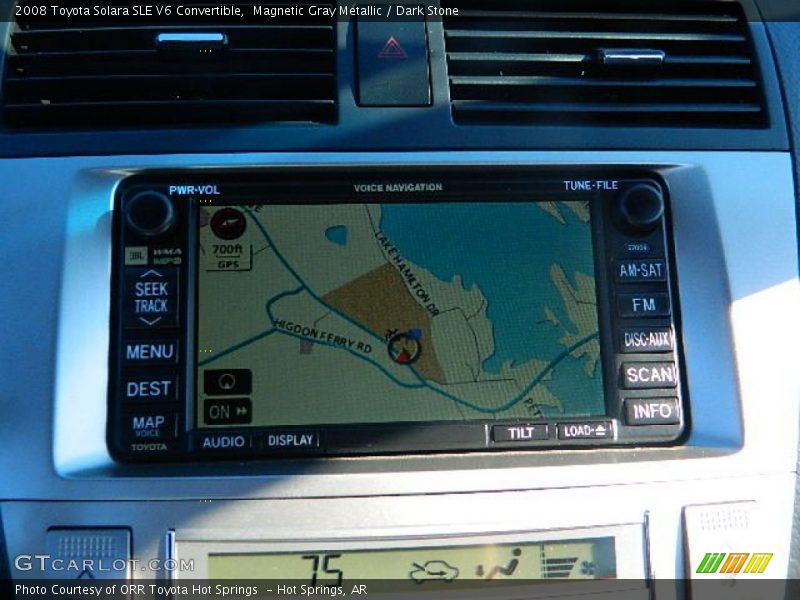 Magnetic Gray Metallic / Dark Stone 2008 Toyota Solara SLE V6 Convertible