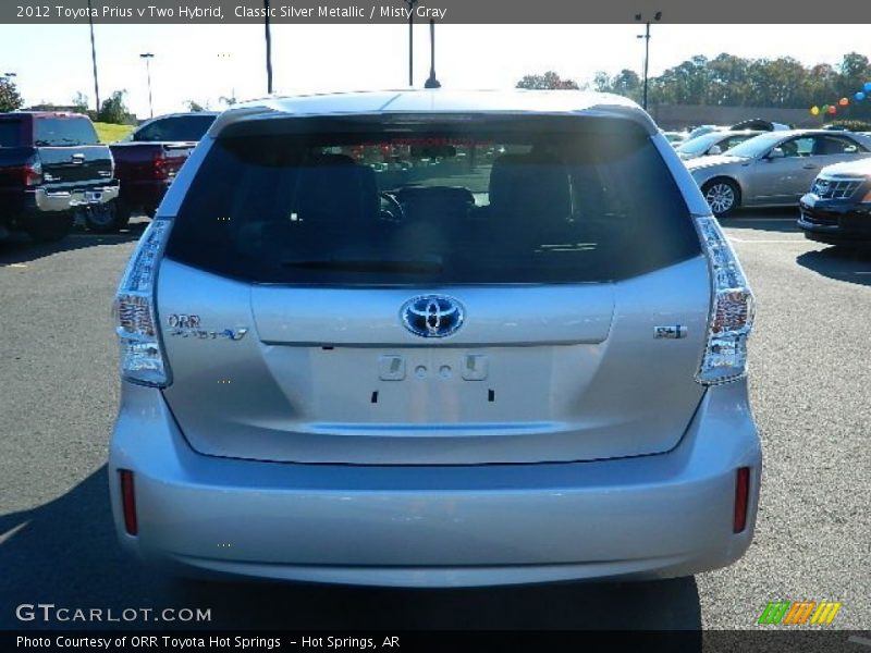 Classic Silver Metallic / Misty Gray 2012 Toyota Prius v Two Hybrid
