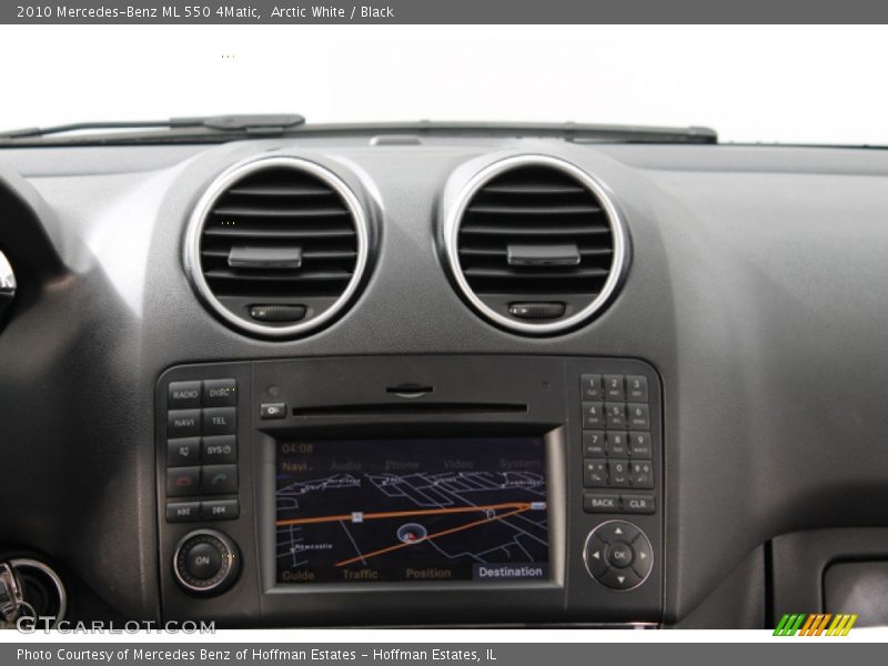 Arctic White / Black 2010 Mercedes-Benz ML 550 4Matic