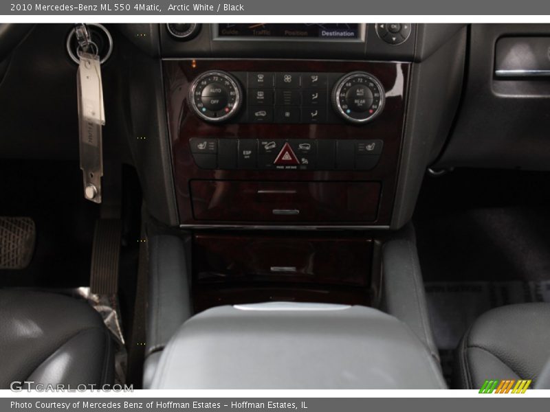 Arctic White / Black 2010 Mercedes-Benz ML 550 4Matic