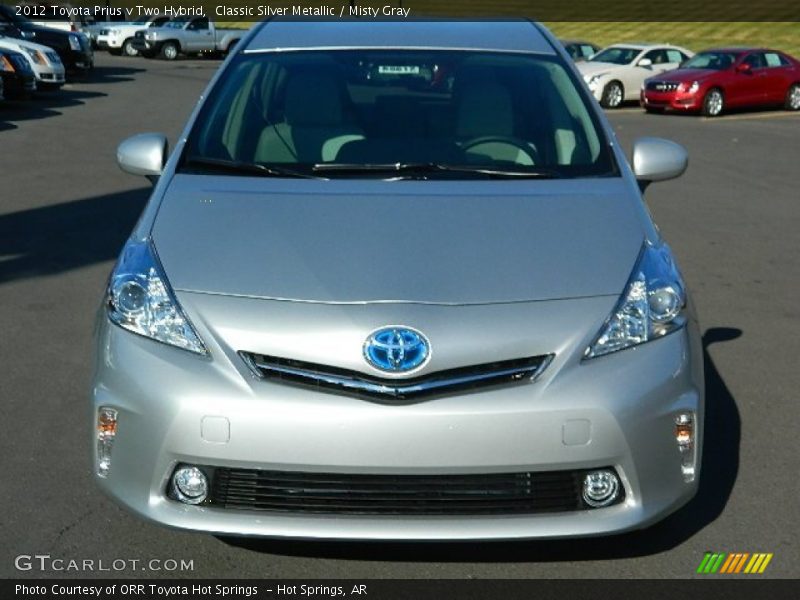 Classic Silver Metallic / Misty Gray 2012 Toyota Prius v Two Hybrid