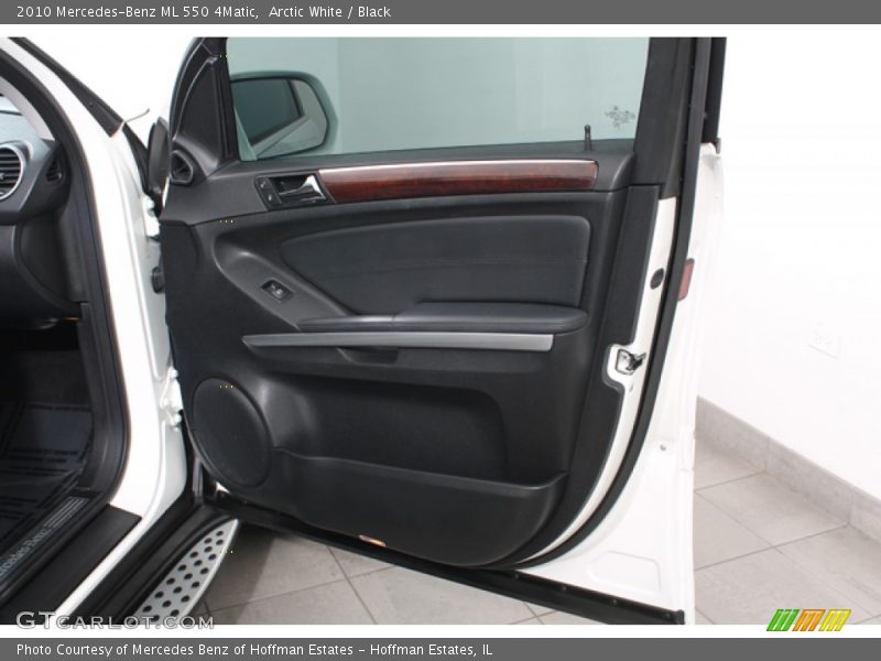 Arctic White / Black 2010 Mercedes-Benz ML 550 4Matic