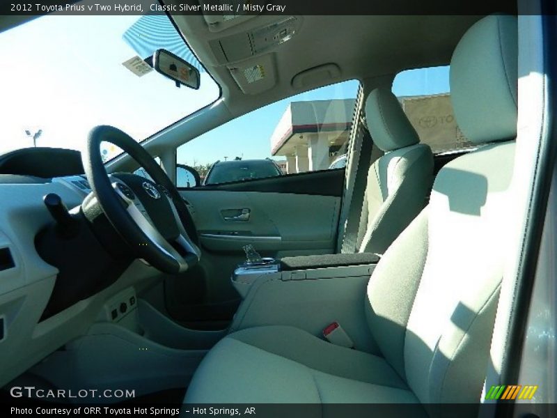 Classic Silver Metallic / Misty Gray 2012 Toyota Prius v Two Hybrid