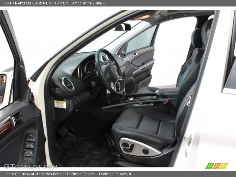 Arctic White / Black 2010 Mercedes-Benz ML 550 4Matic