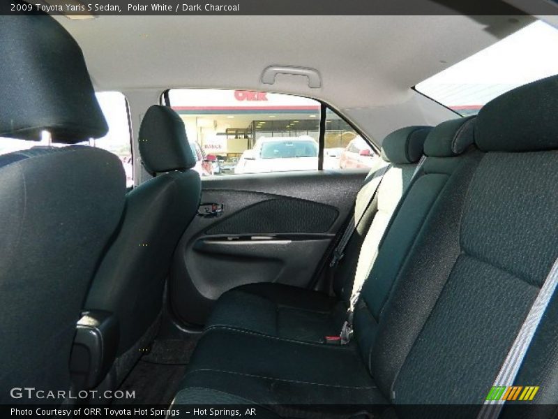 Polar White / Dark Charcoal 2009 Toyota Yaris S Sedan