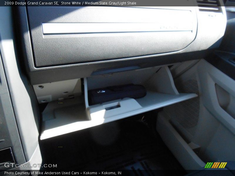 Stone White / Medium Slate Gray/Light Shale 2009 Dodge Grand Caravan SE
