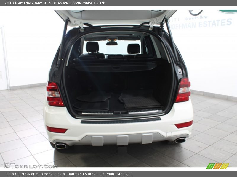 Arctic White / Black 2010 Mercedes-Benz ML 550 4Matic