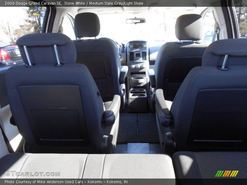 Stone White / Medium Slate Gray/Light Shale 2009 Dodge Grand Caravan SE