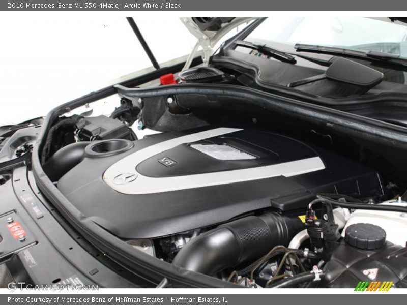 Arctic White / Black 2010 Mercedes-Benz ML 550 4Matic