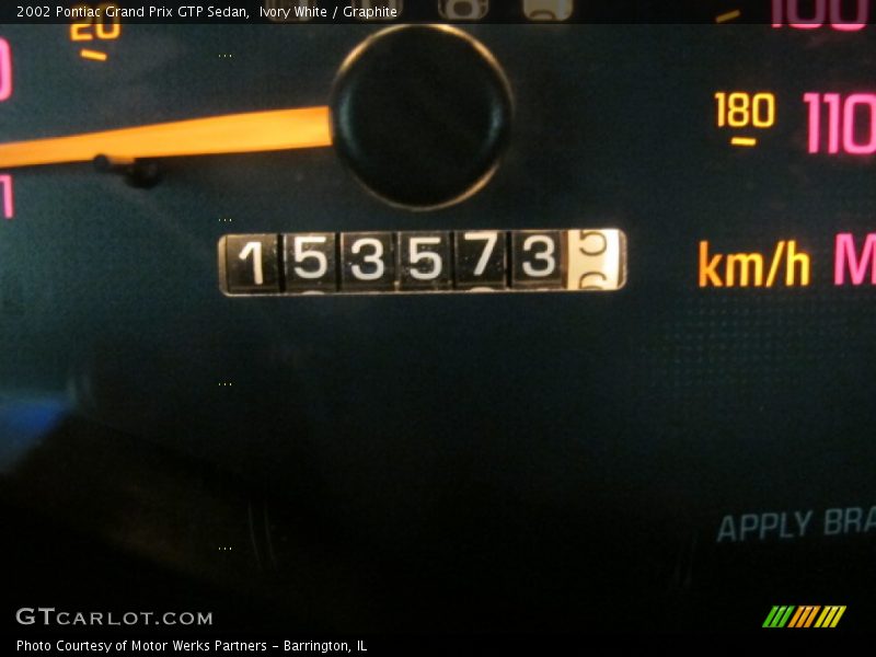 Ivory White / Graphite 2002 Pontiac Grand Prix GTP Sedan