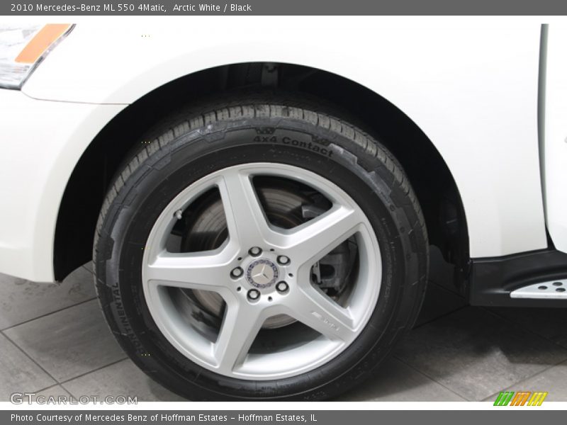 Arctic White / Black 2010 Mercedes-Benz ML 550 4Matic