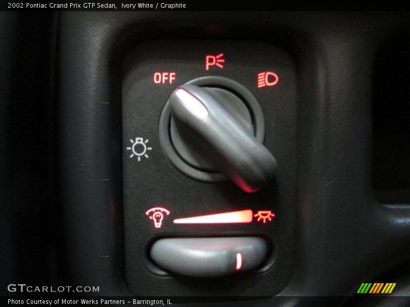 Controls of 2002 Grand Prix GTP Sedan