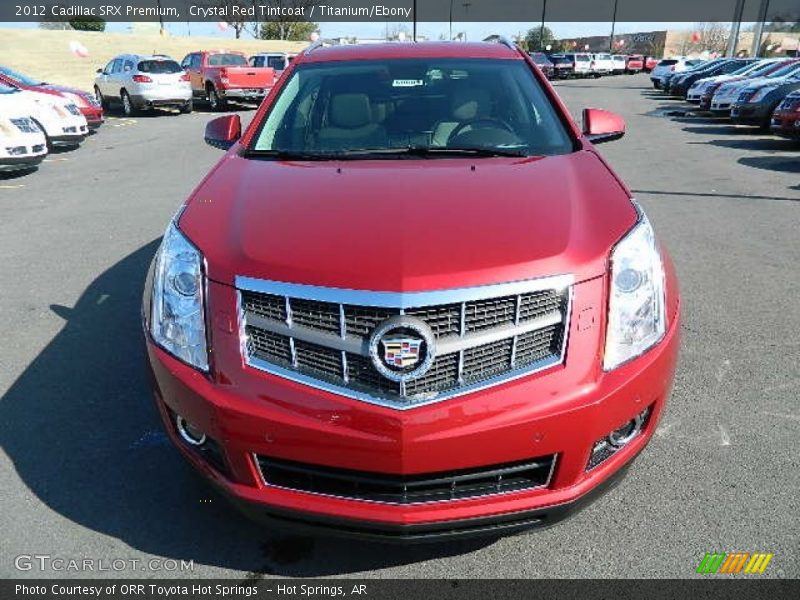 Crystal Red Tintcoat / Titanium/Ebony 2012 Cadillac SRX Premium