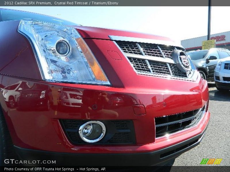 Crystal Red Tintcoat / Titanium/Ebony 2012 Cadillac SRX Premium