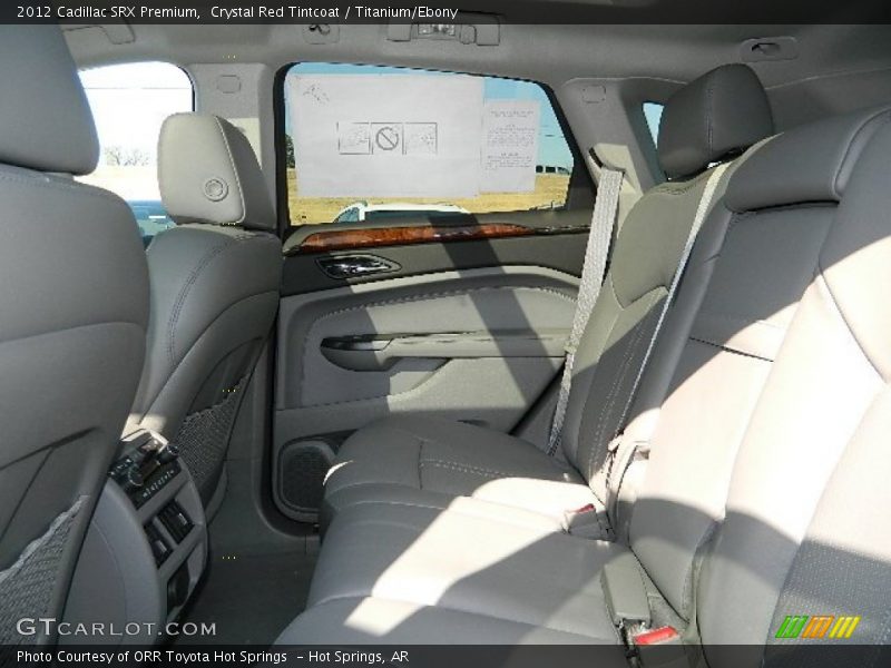 Crystal Red Tintcoat / Titanium/Ebony 2012 Cadillac SRX Premium
