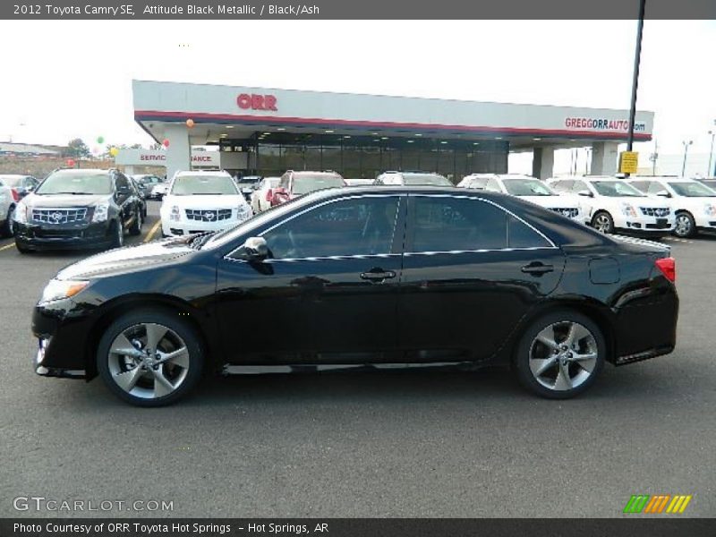 Attitude Black Metallic / Black/Ash 2012 Toyota Camry SE