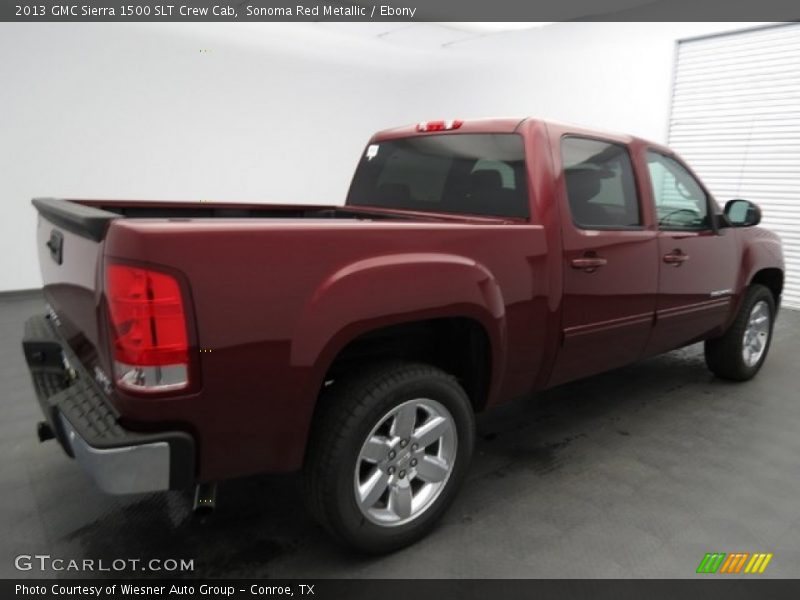 Sonoma Red Metallic / Ebony 2013 GMC Sierra 1500 SLT Crew Cab