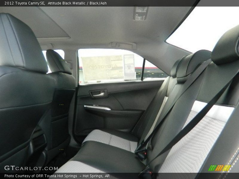 Attitude Black Metallic / Black/Ash 2012 Toyota Camry SE