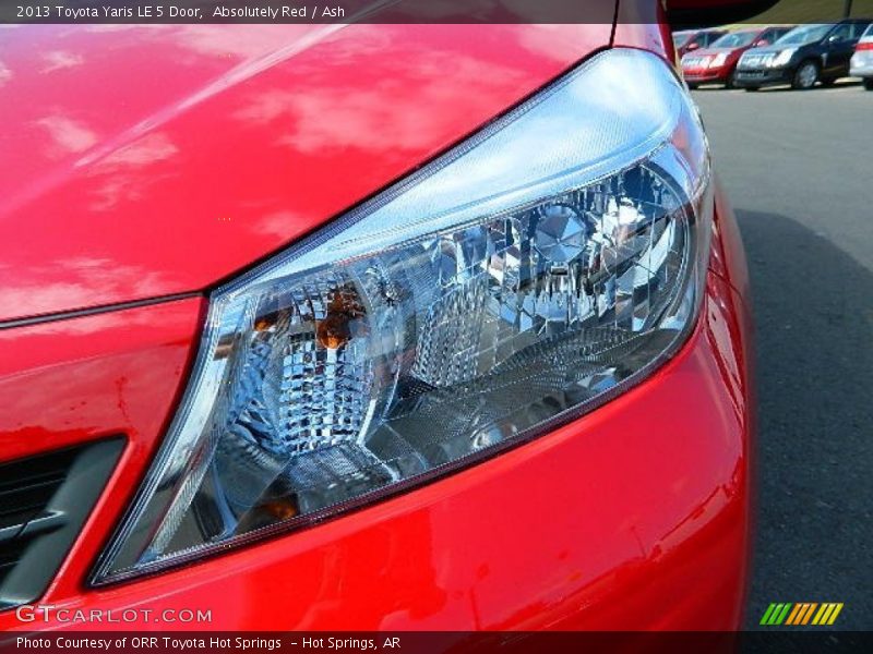 Absolutely Red / Ash 2013 Toyota Yaris LE 5 Door