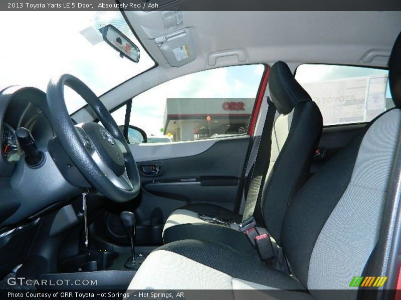 Absolutely Red / Ash 2013 Toyota Yaris LE 5 Door