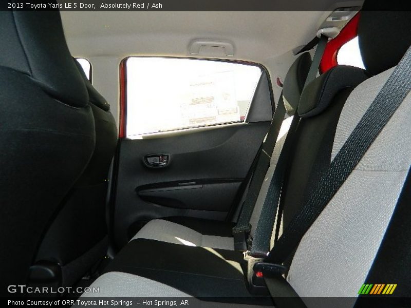 Absolutely Red / Ash 2013 Toyota Yaris LE 5 Door