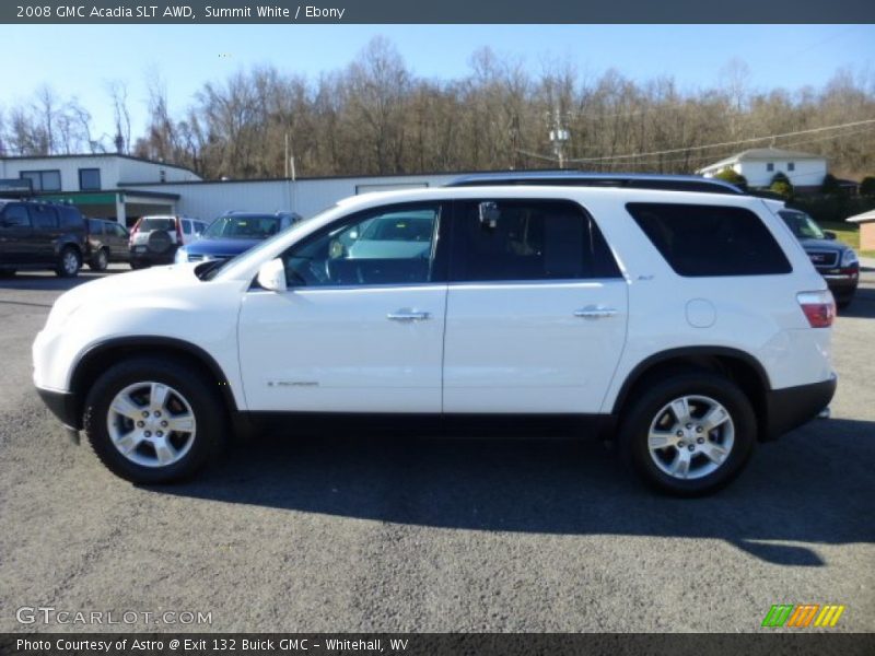 Summit White / Ebony 2008 GMC Acadia SLT AWD