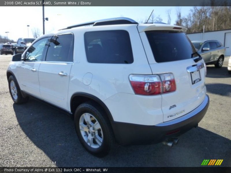 Summit White / Ebony 2008 GMC Acadia SLT AWD