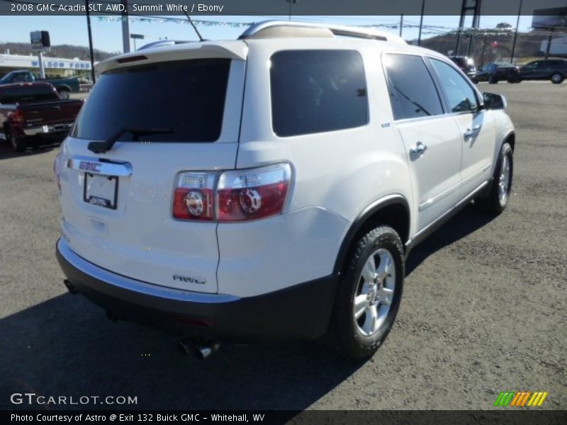 Summit White / Ebony 2008 GMC Acadia SLT AWD