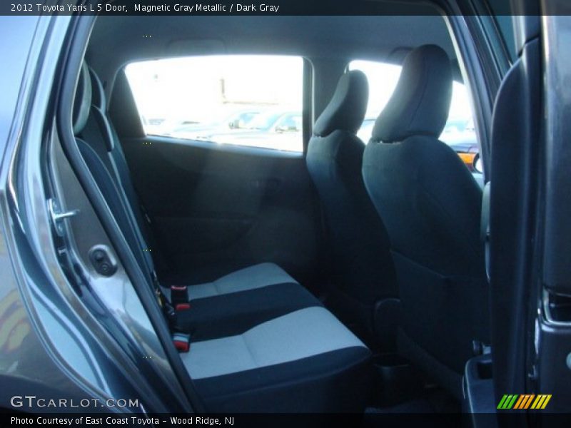Magnetic Gray Metallic / Dark Gray 2012 Toyota Yaris L 5 Door