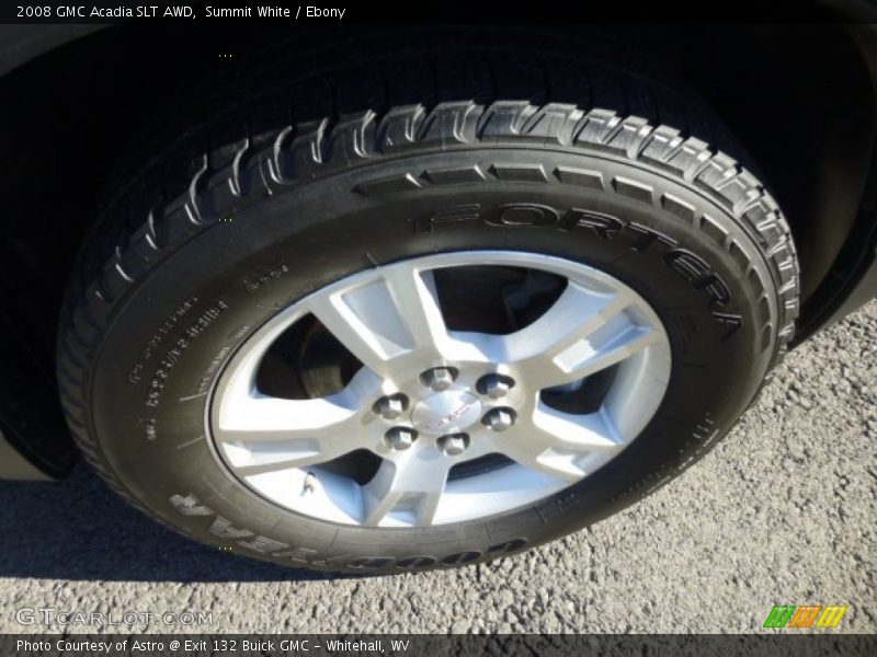 Summit White / Ebony 2008 GMC Acadia SLT AWD
