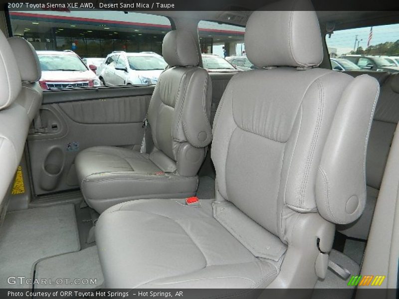 Desert Sand Mica / Taupe 2007 Toyota Sienna XLE AWD