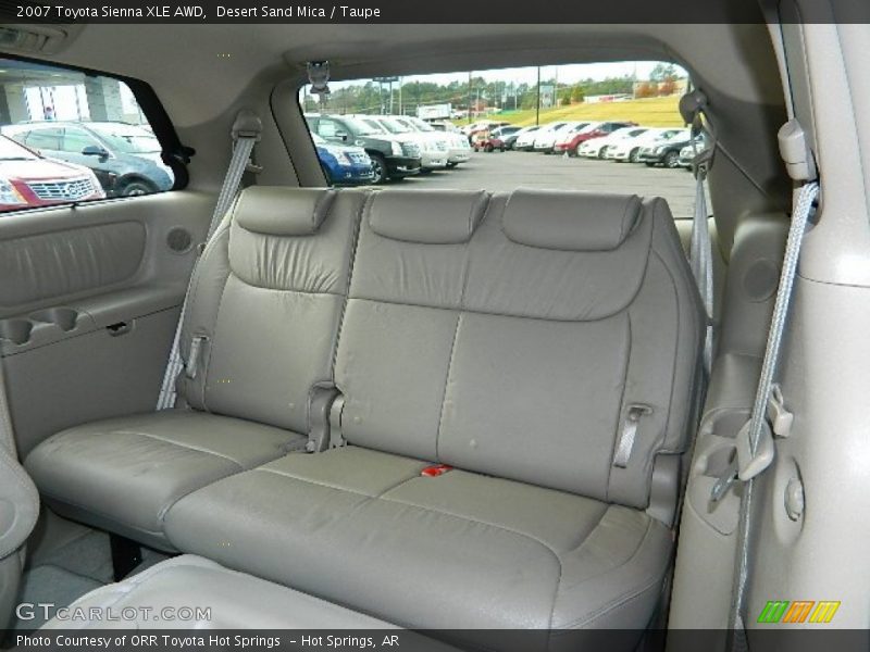 Desert Sand Mica / Taupe 2007 Toyota Sienna XLE AWD