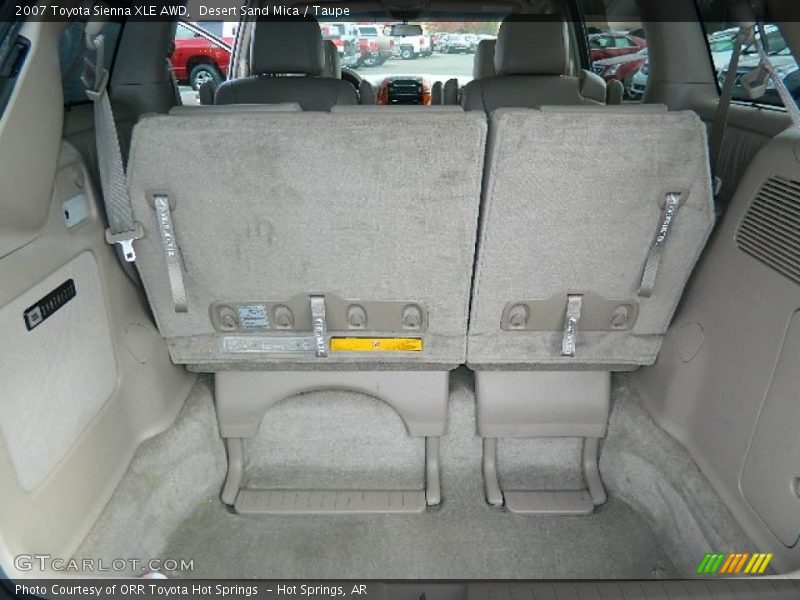 Desert Sand Mica / Taupe 2007 Toyota Sienna XLE AWD