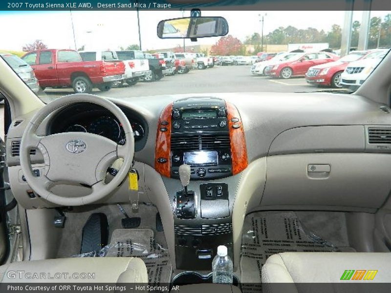 Desert Sand Mica / Taupe 2007 Toyota Sienna XLE AWD