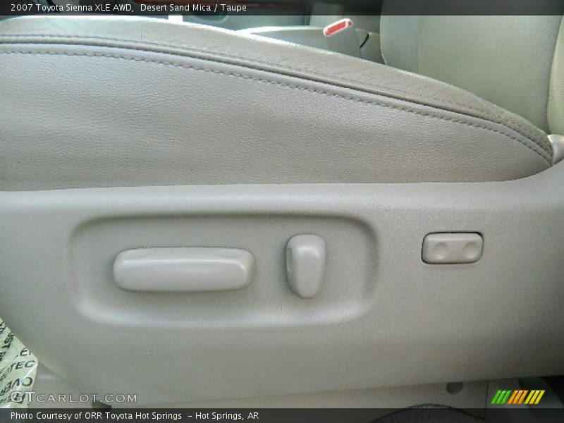 Desert Sand Mica / Taupe 2007 Toyota Sienna XLE AWD